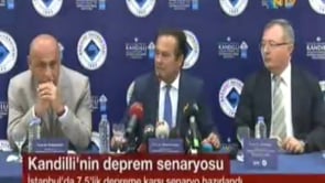 Boğaziçi Üniversitesi Kandilli Rasathanesi ve Deprem Araştırma Enstitüsü Basın Toplantısı