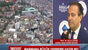 Boğaziçi Üniversitesi Kandilli Rasathanesi ve Deprem Araştırma Enstitüsü Müdürü Prof. Dr. Haluk Özener AHaber'in konuğu oldu