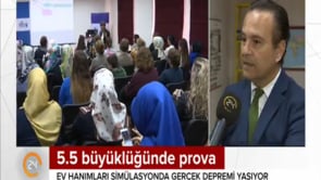 “Afet Bilinçli Anneler, Bilinçli Toplumlar Yetiştirir” projesi Kanal 24'te