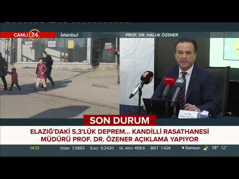 Prof. Dr. Haluk Özener konuşuyor