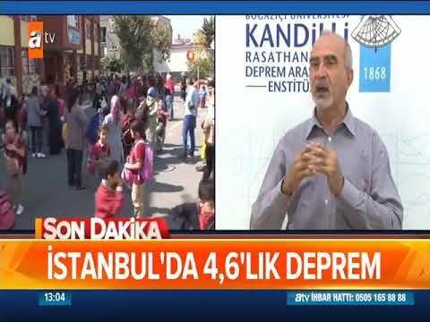 İstanbul'da 4,6'lık deprem
