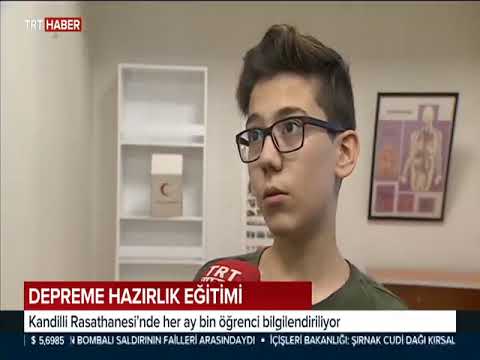 Depreme hazırlık eğitimi