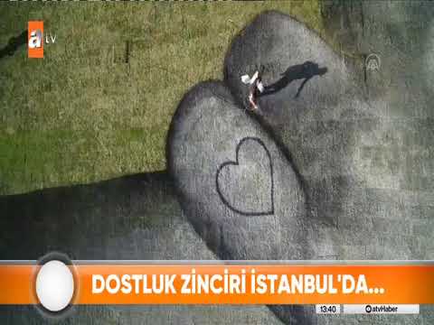 Dostluk zinciri İstanbul'da...