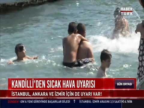 Kandilli'den sıcak hava uyarısı