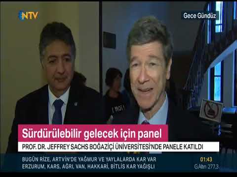 Prof. Dr. Jeffrey Sachs Boğaziçi Üniversitesi'ndeydi