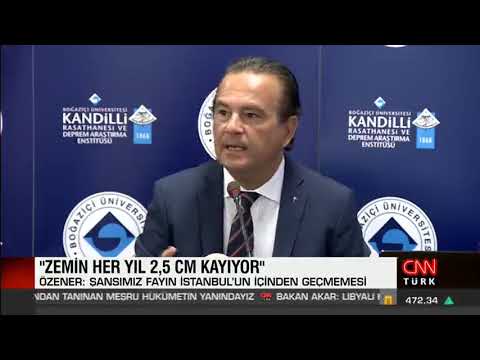 17 Ağustos Depremi'nin 21. Yıldönümünde Prof. Dr. Haluk Özener ile Röportaj (CNN Türk)