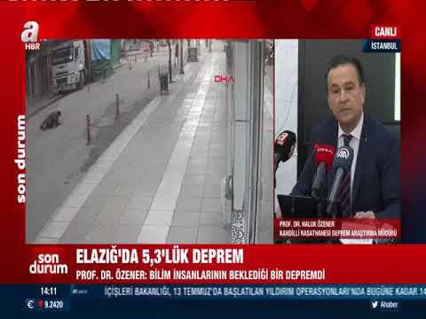 Kandilli Rasathanesi Müdürü Prof. Dr. Haluk Özener açıklama yapıyor