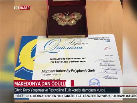 Makedonya'dan ödülle döndüler (TRT Haber)