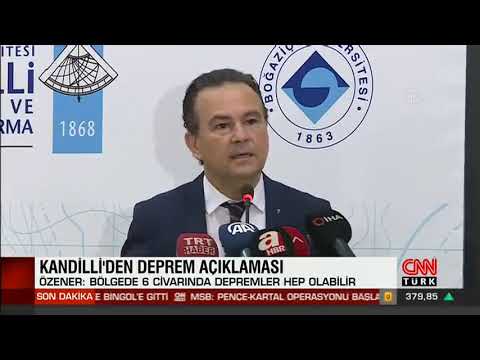 Prof. Dr. Haluk Özener -CNNTürk (Bingöl depremi)