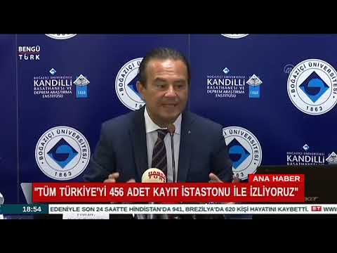 17 Ağustos Depremi'nin 21. Yıldönümünde Kandilli Rasathanesi'nde Basın Toplantısı