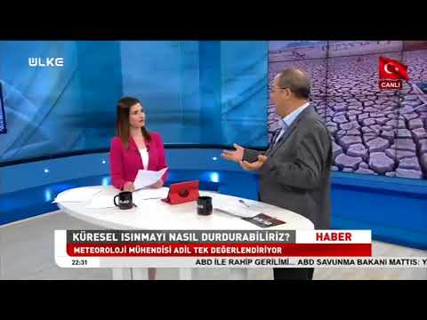 BÜ KRDAE Meteoroloji Laboratuvarı Müdürü Adil Tek Ülke TV'de