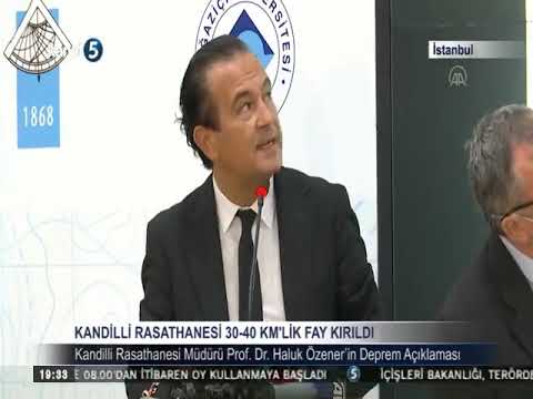 Kandilli Rasathanesi: 30-40 km'lik fay kırıldı