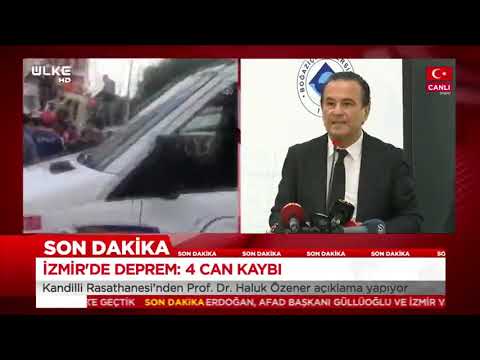 Prof. Dr. Haluk Özener konuşuyor