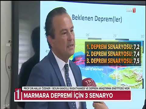 Marmara depremi için 3 senaryo