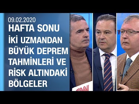 BÜ KRDAE Müdürü Prof. Dr. Haluk Özener ve BÜ Öğretim Üyesi Prof Dr. Ali Pınar CNNTürk Hafta Sonu'nda