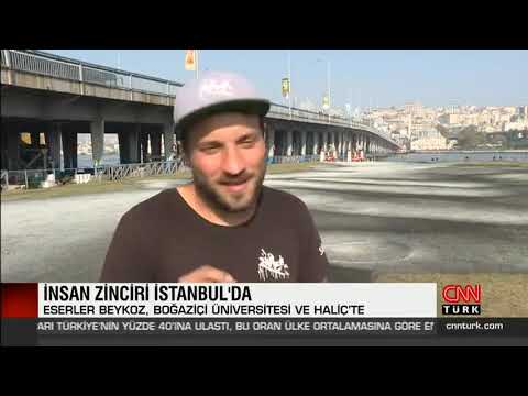 İnsan zinciri İstanbul'da