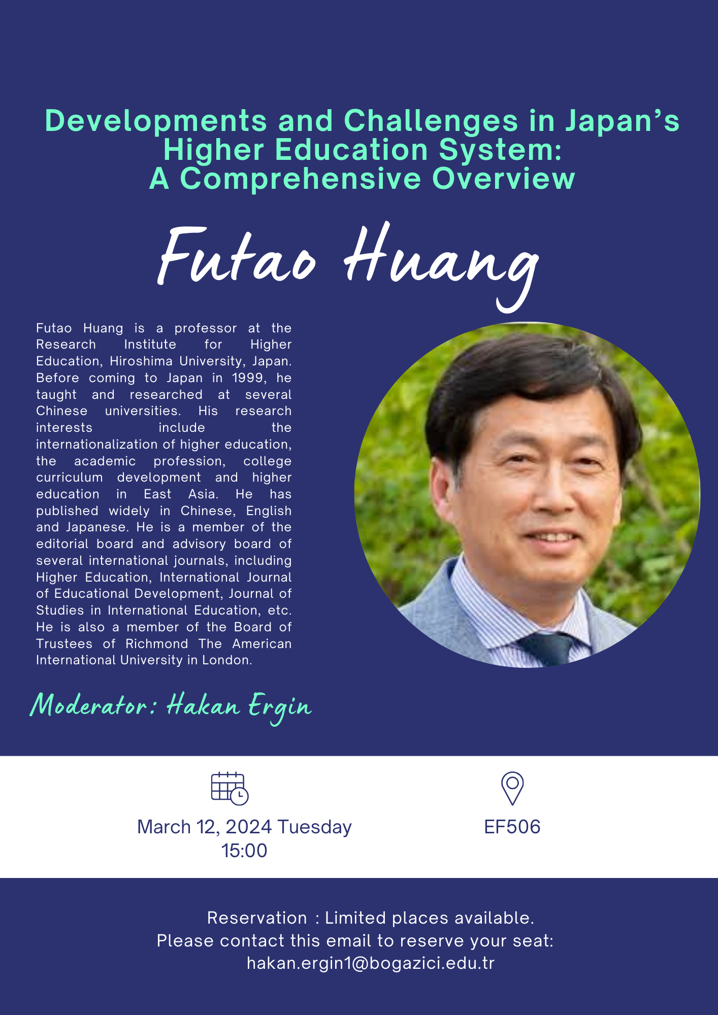 Seminar: Developments and Challenges in Japan's Higher Education System: A Comprehensive Overview