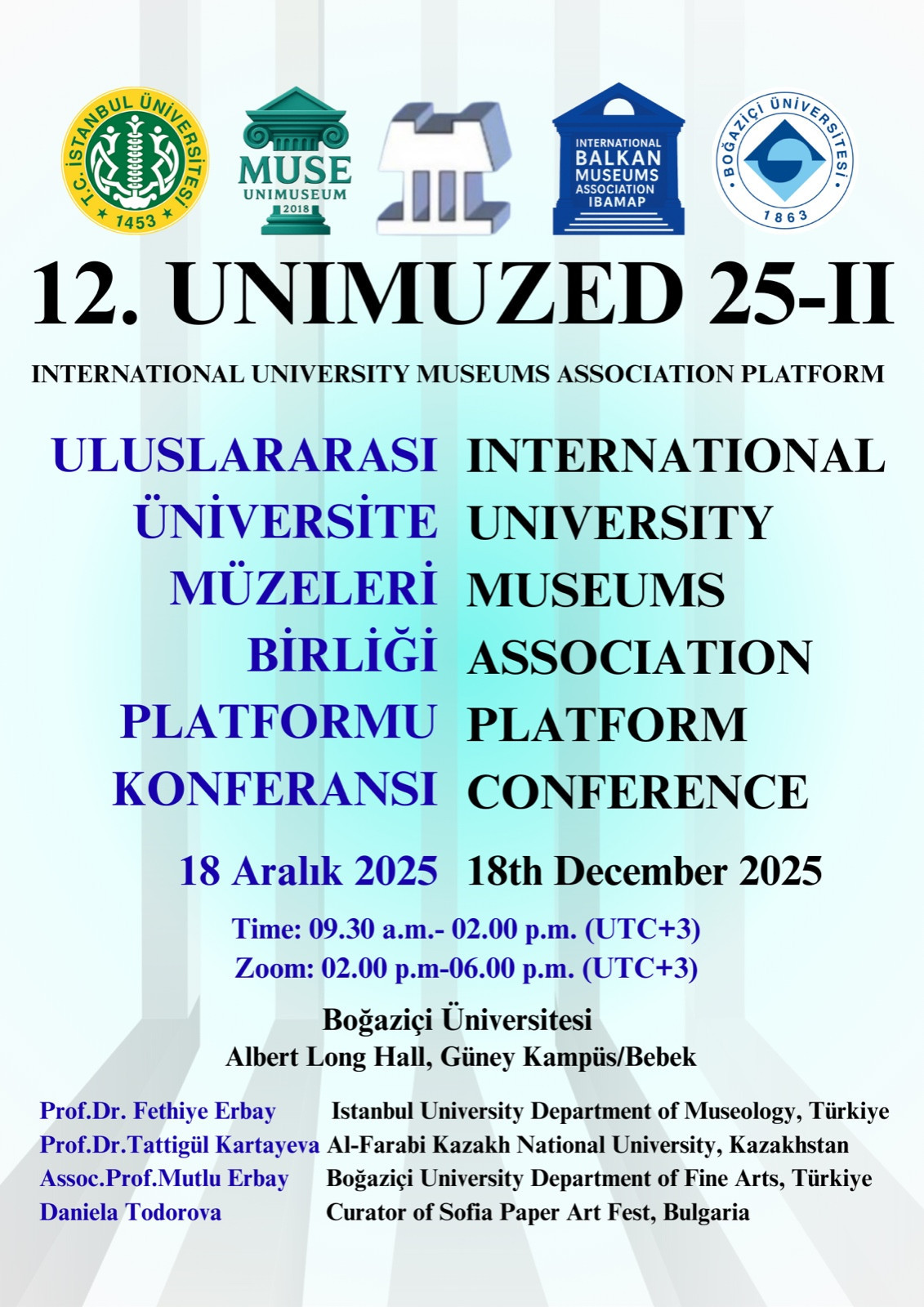 Konferans | "12. UNIMUZED 25-II" - Mutlu Erbay
