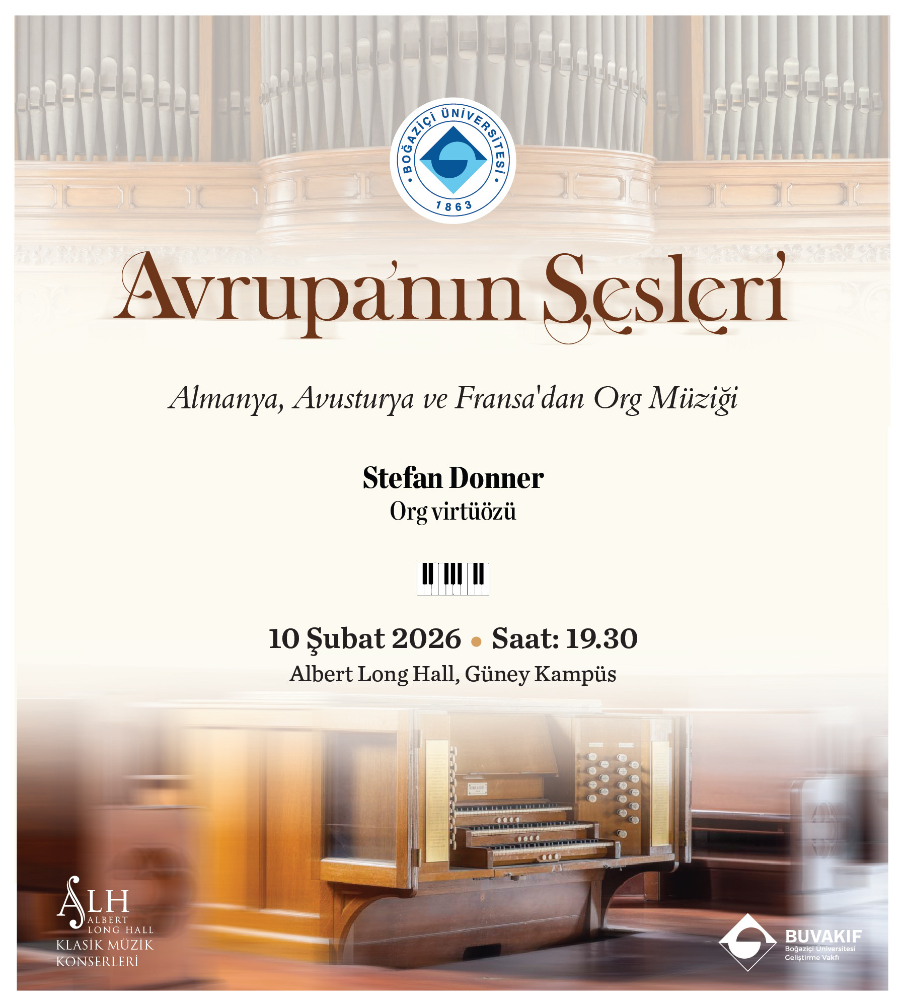 Avrupa'nın Sesleri - Almanya, Avusturya ve Fransa'dan Org Müziği