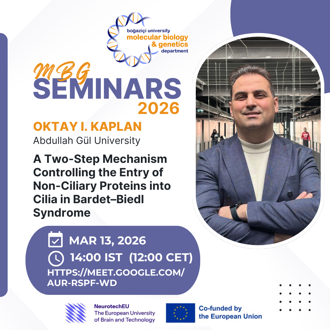 MBG Seminars 2026 - A Two-Step Mechanism Controlling the Entry of Non-Ciliary Proteins into Cilia in Bardet-Biedl Syndrome