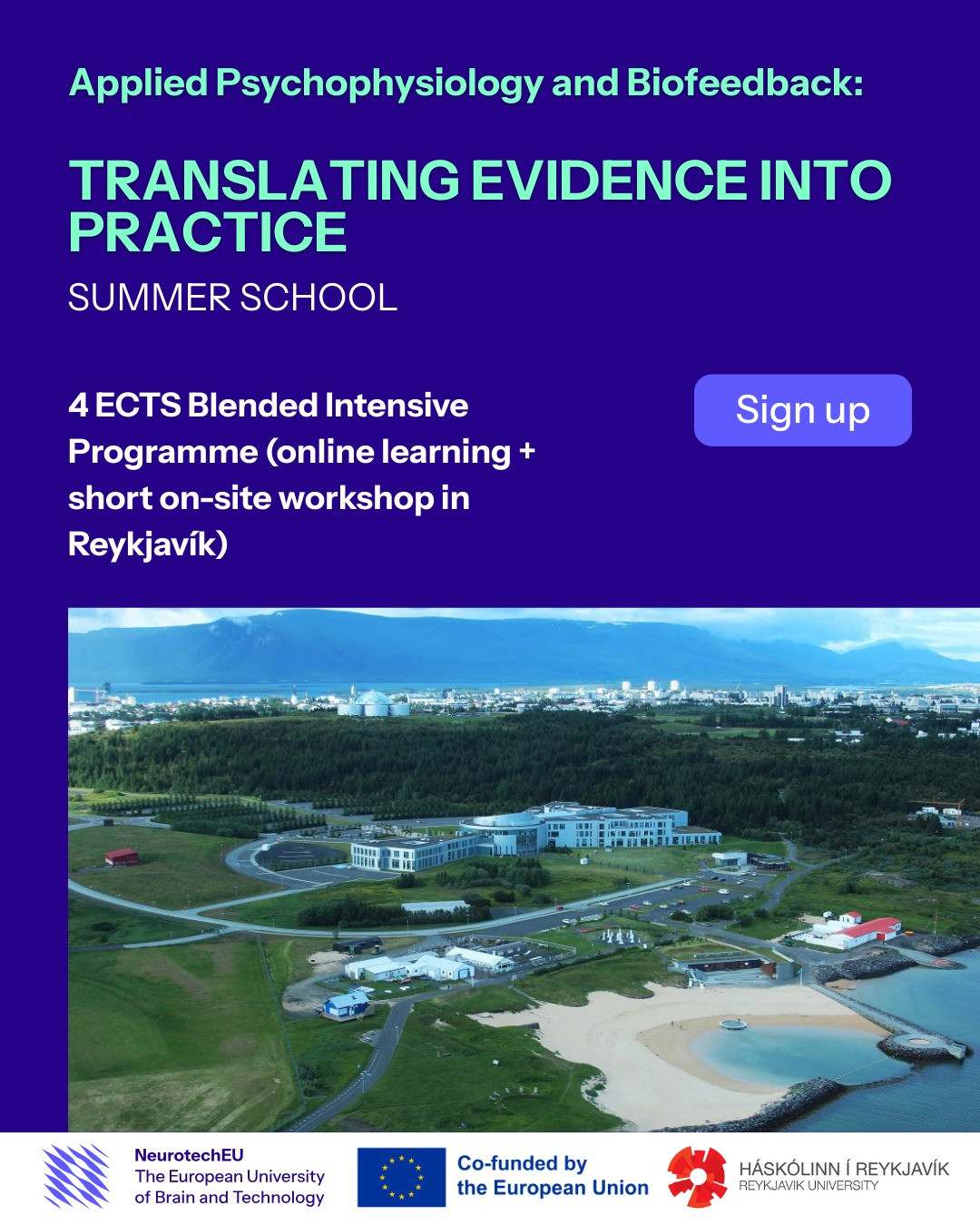 NeurotechEU Summer School on Applied Psychophysiology and Biofeedback