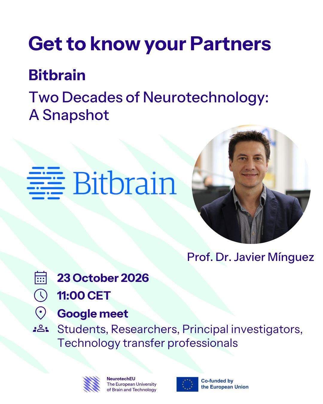 NeurotechEU Get to Know Your Partners