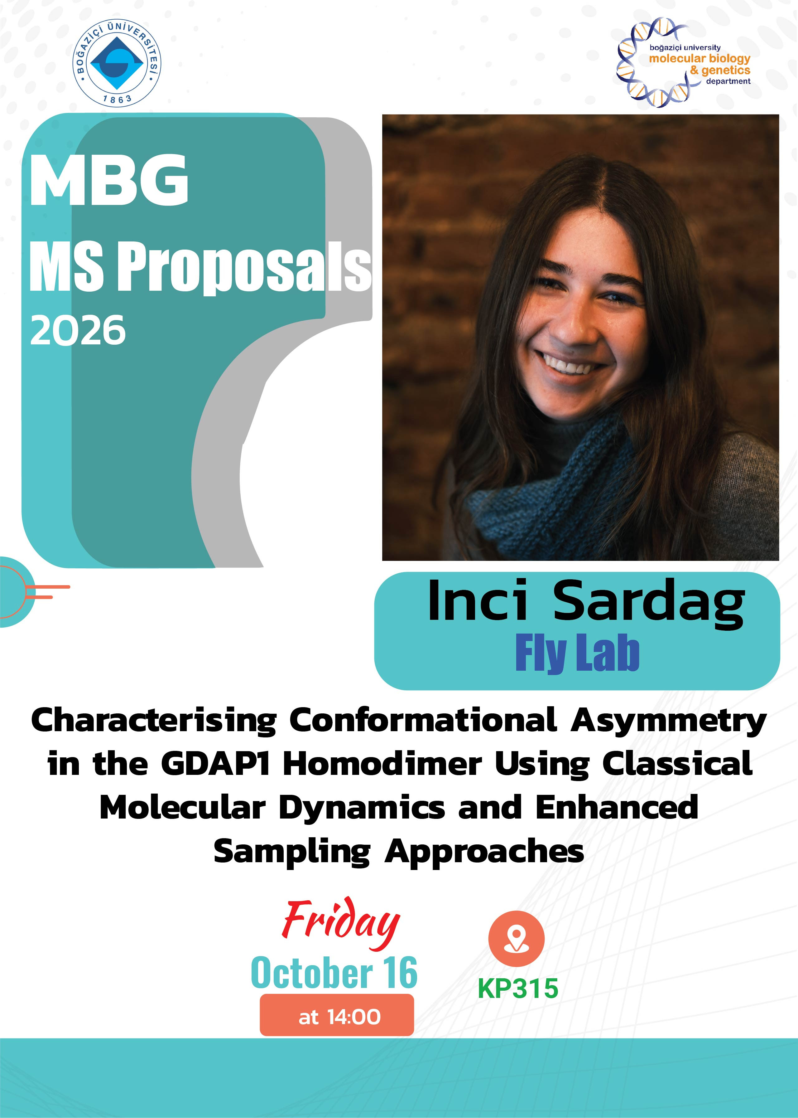 MS Proposal - Inci Sardag - Characterising Conformational Asymmetry in the GDAP1 Homodimer Using Classical Molecular Dynamics and Enhanced Sampling Approaches