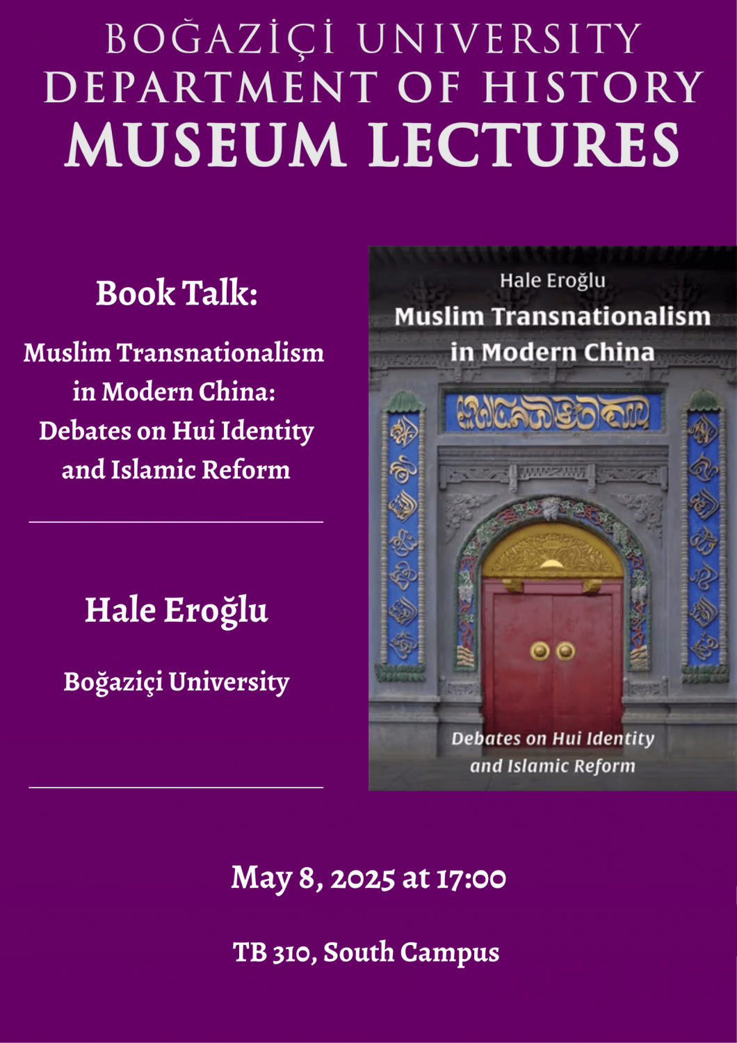 Book Talk: Muslim Transnationalism in Modern China: Debates on Hui Identity and Islamic Reform