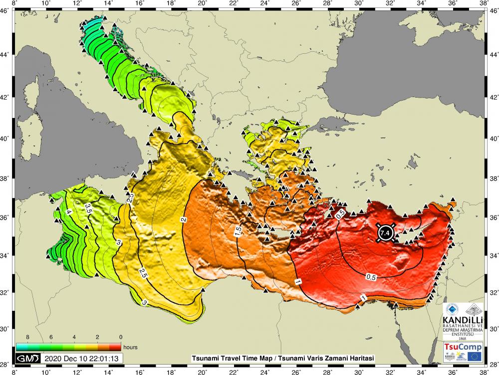 NEAMWave21 Tsunami Tatbikatı 8 Mart'ta başlıyor