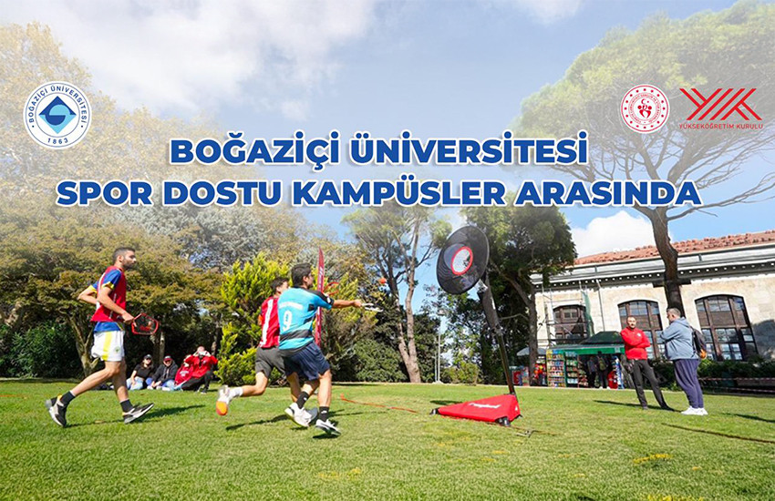 BoÄaziÃ§i Ãniversitesi'ne âSpor Dostu KampÃ¼sâ SertifikasÄ±