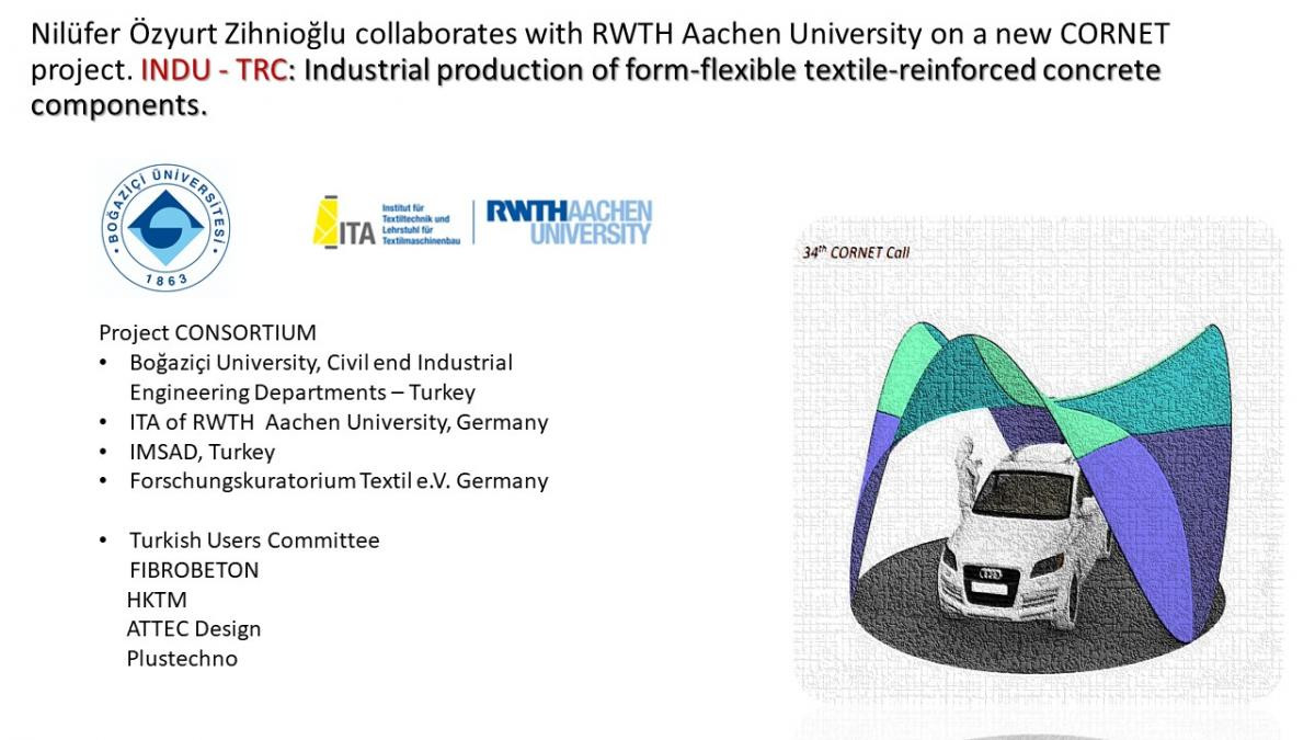 Nilüfer Özyurt Zihnioğlu collaborates with RWTH Aachen University on a new CORNET project: INDU - TRC