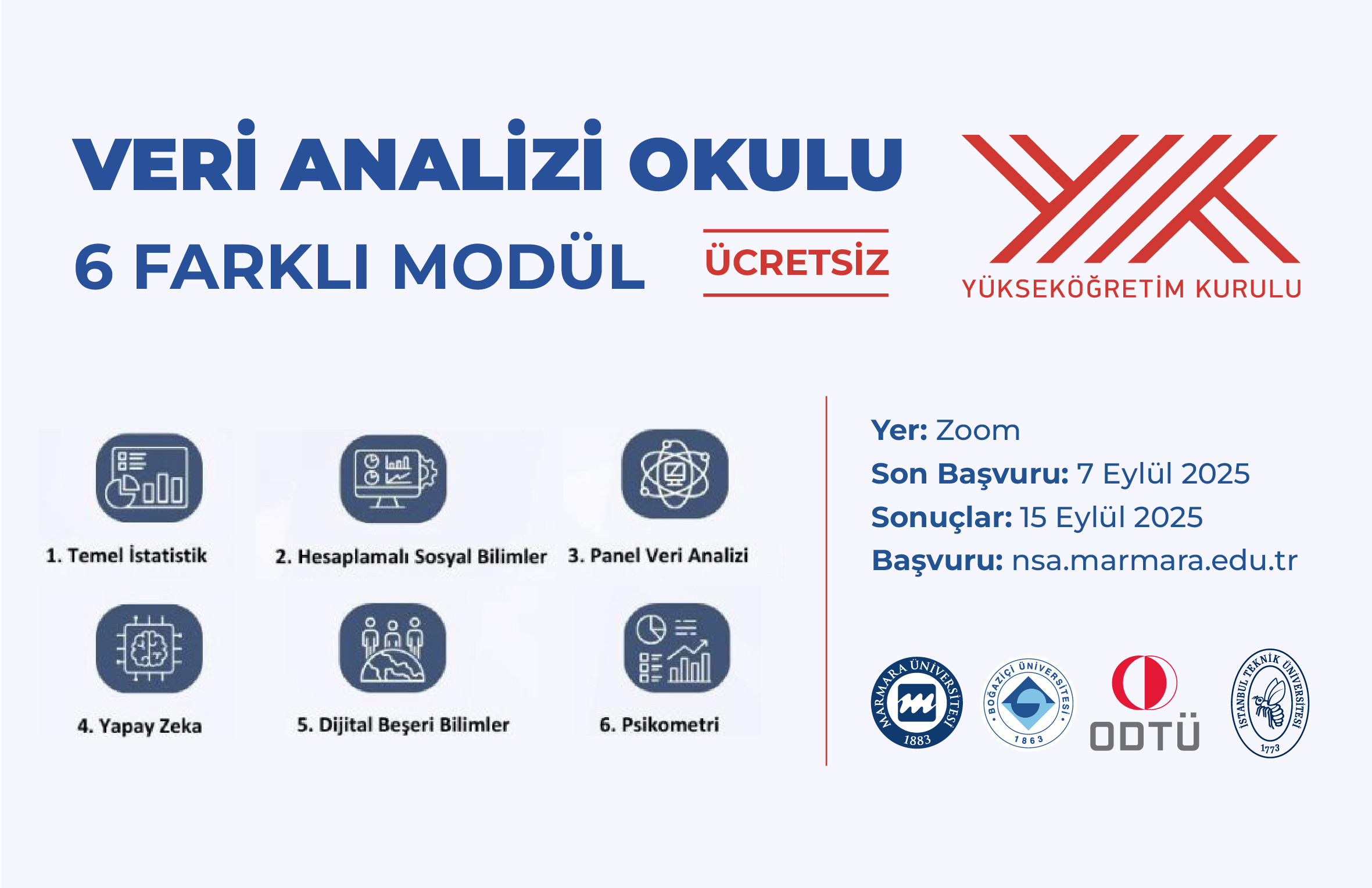 Boğaziçi Üniversitesi'nden Veri Analizi Okulu'na Katkı