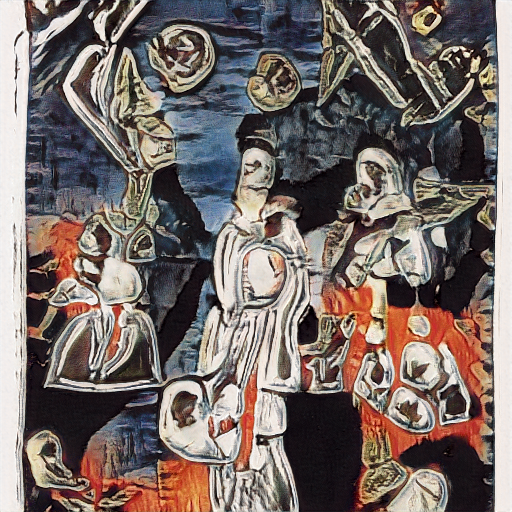 Sanatçı yapay zekâdan soyut tablolar