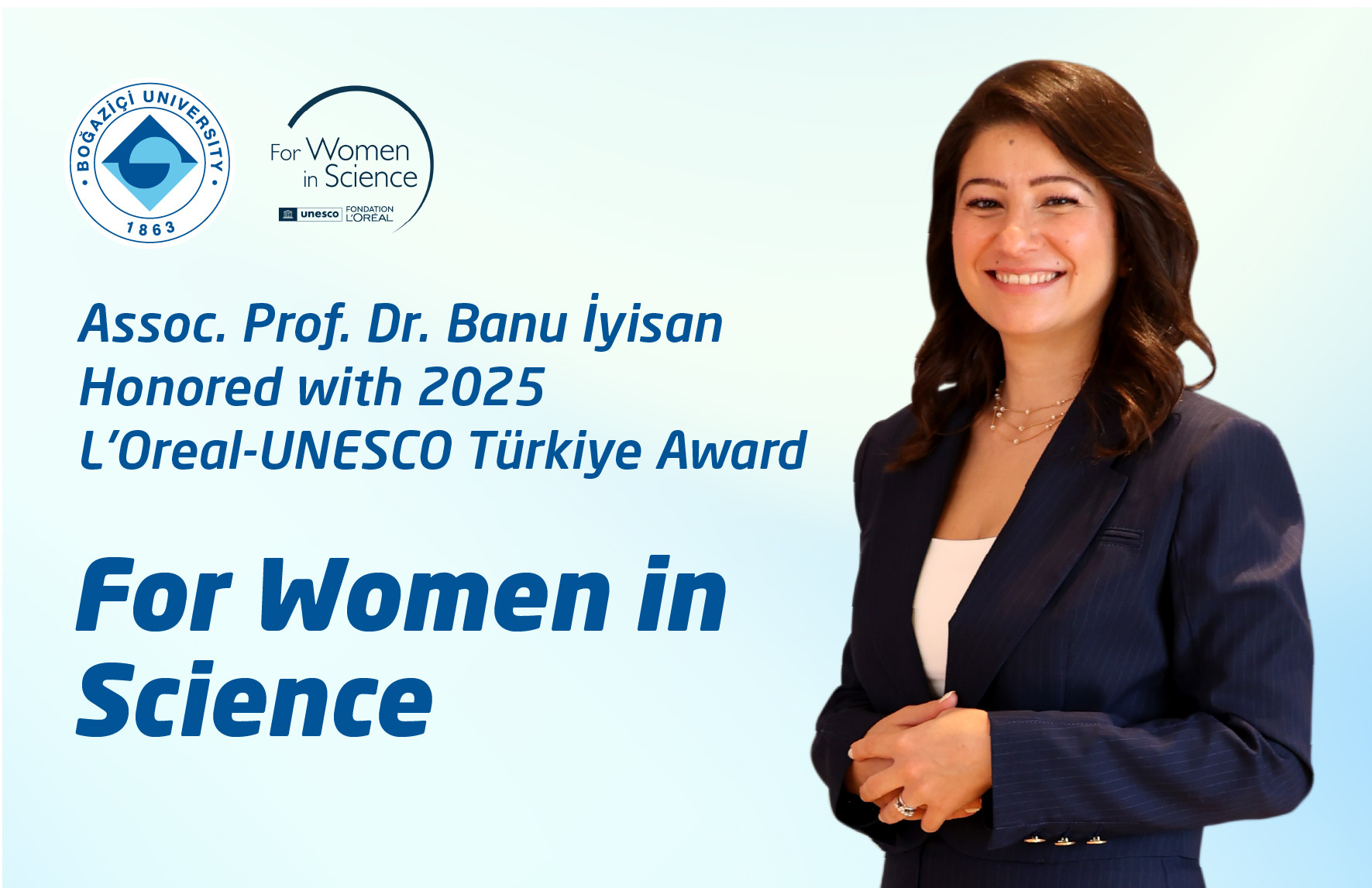 Boğaziçi University's Assoc. Prof. Banu İyisan Honored for Breakthrough in Cancer Research