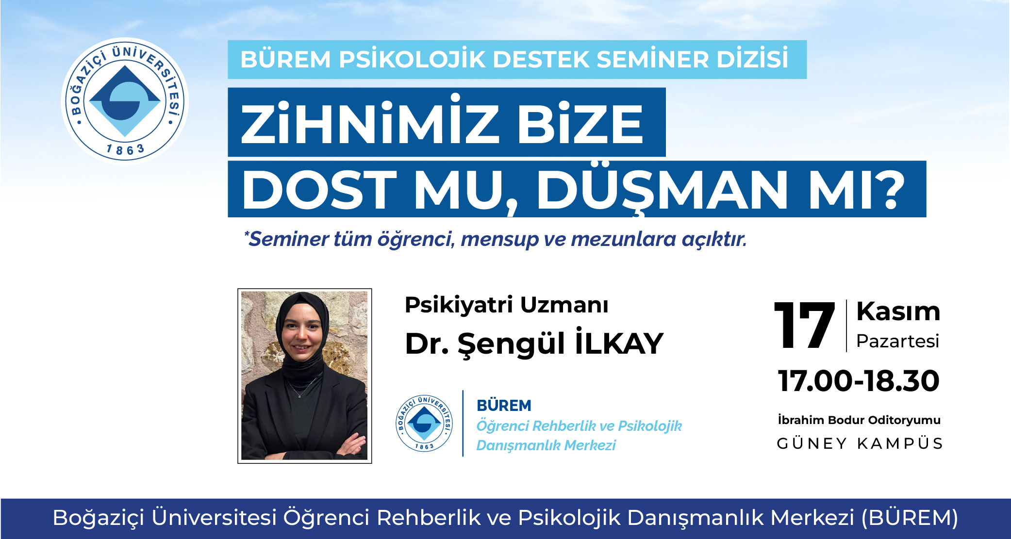 Zihnimiz Bize Dost Mu?, Düşman Mı?