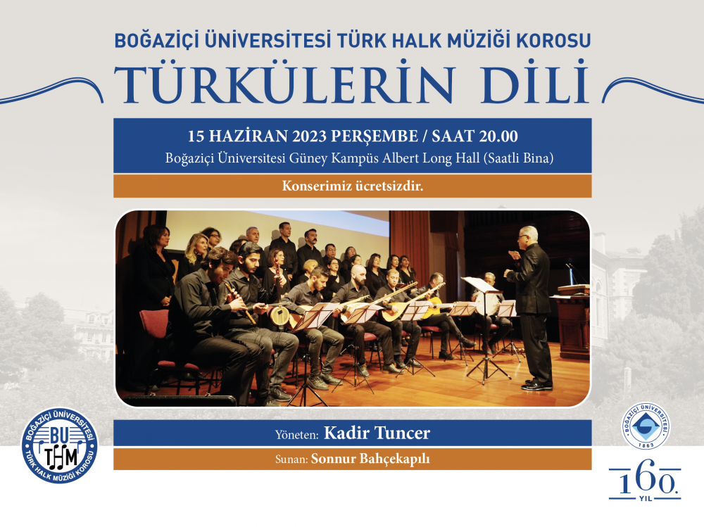 Türk Halk Müziği konserimizi gerçekleştirdik!