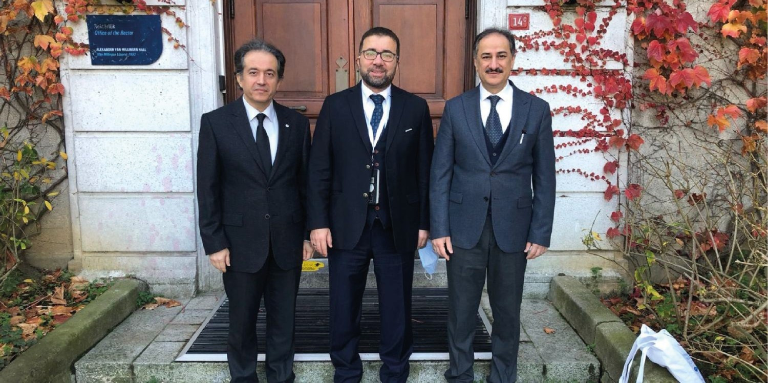 OSTİM Teknik Üniversitesi Rektörü Prof. Dr. Murat Yülek'ten Boğaziçi Üniversitesi Rektörü Prof. Dr. Mehmet Naci İnci'ye Ziyaret