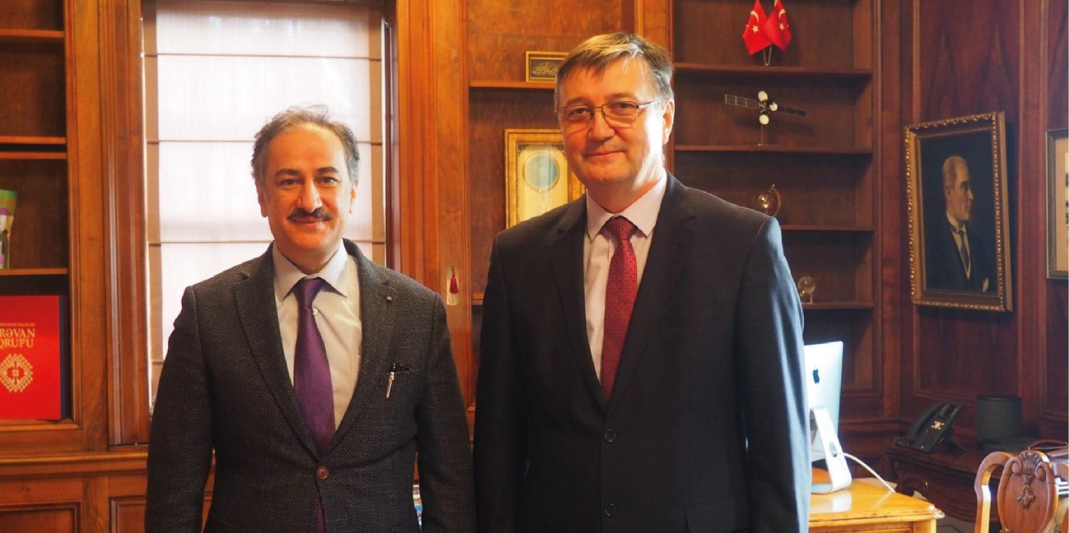 Karadeniz Üniversiteler Ağı Genel Sekreteri'nden Rektör Prof. Dr. Mehmet Naci İnci'ye ziyaret