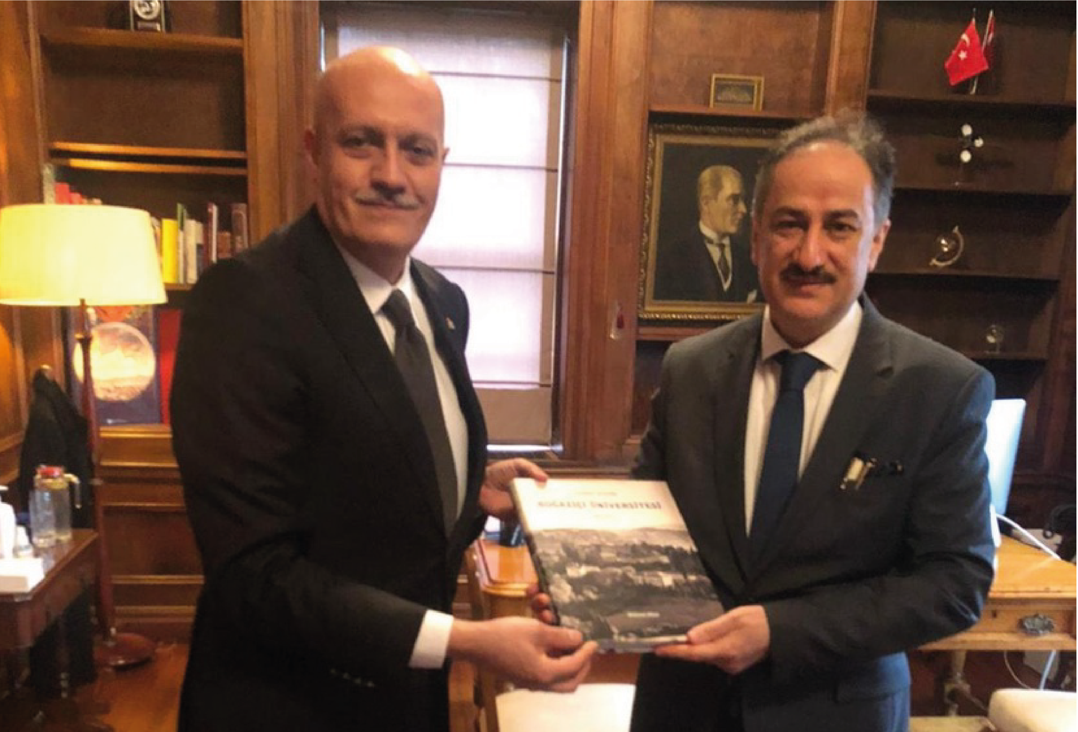 Maltepe Üniversitesi Rektörü Prof. Dr. Şahin Karasar'ten Boğaziçi Üniversitesi Rektörü Prof. Dr. Mehmet Naci İnci'ye Ziyaret