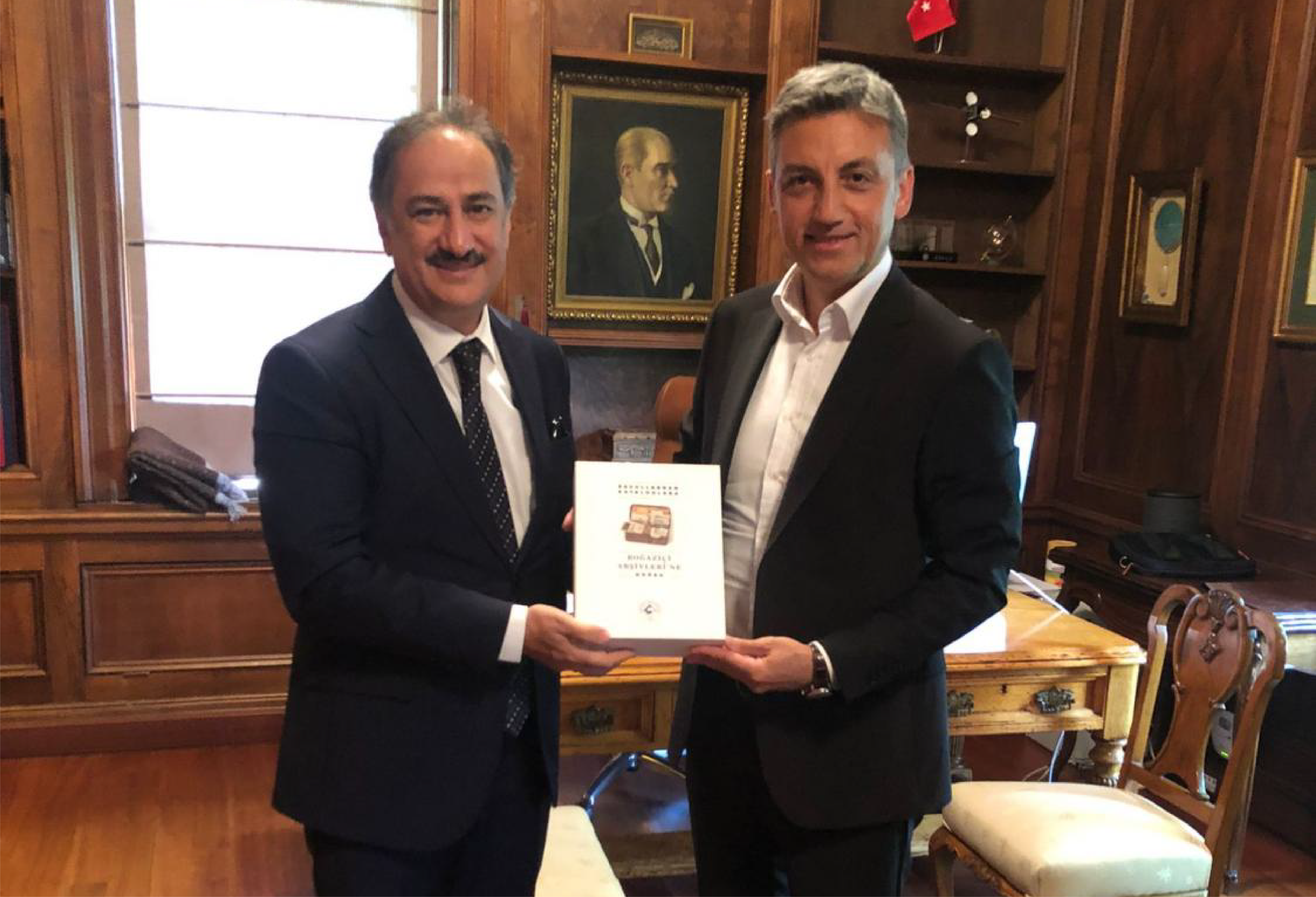 Türk Telekom Genel Müdür Yardımcısı İsmail Bütün 'den Boğaziçi Üniversitesi Rektörü Prof. Dr. Mehmet Naci İnci'ye Ziyaret