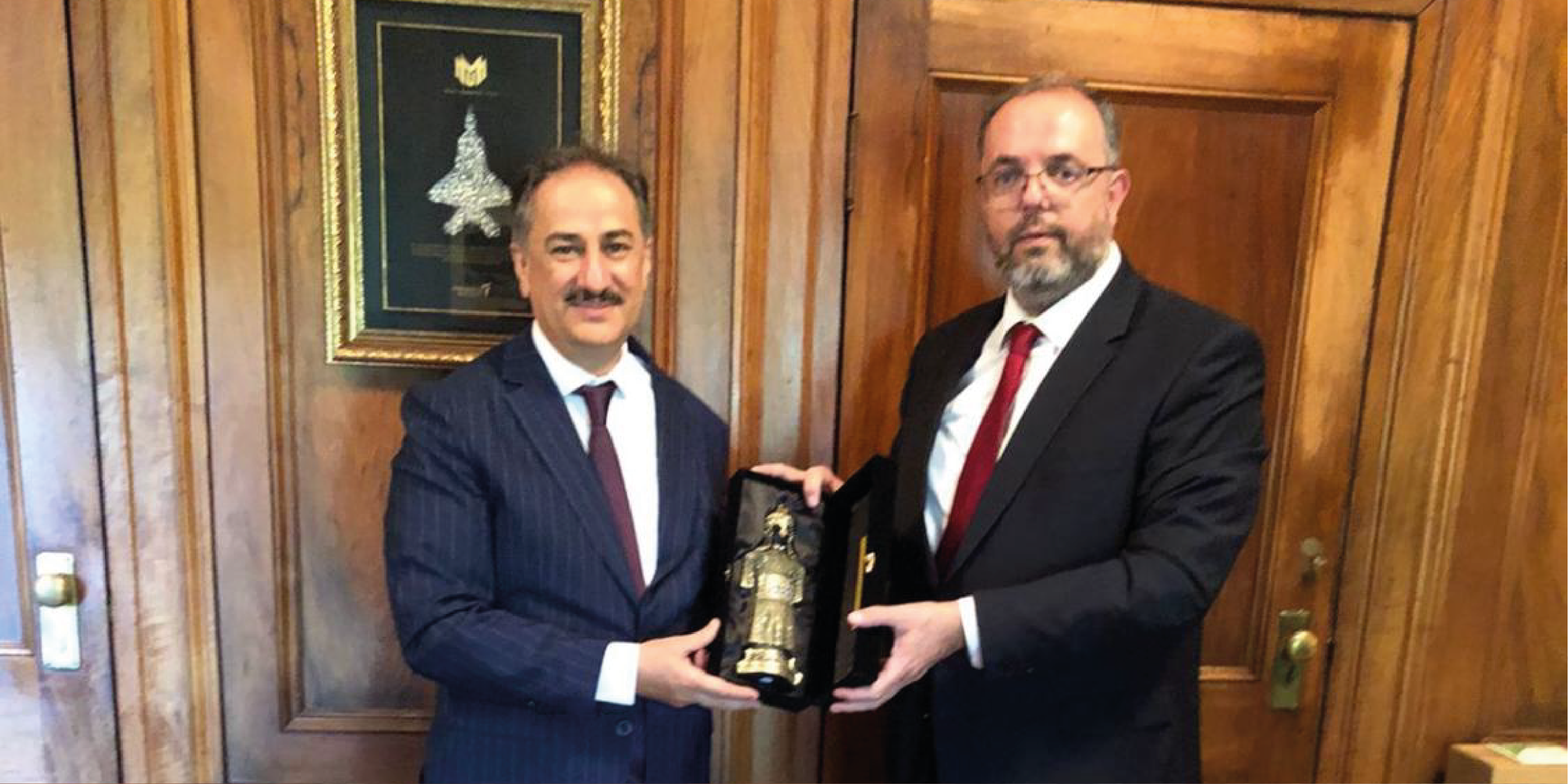 Milli Savunma Üniversitesi Rektörü Prof. Dr. Erhan Afyoncu 'dan Boğaziçi Üniversitesi Rektörü Prof. Dr. Mehmet Naci İnci'ye Ziyaret