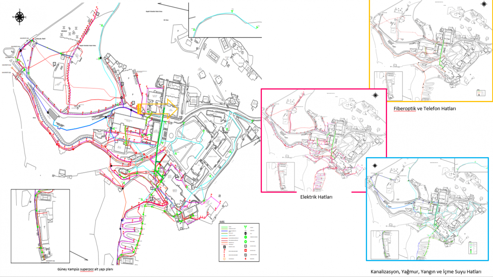 Güney Kampüs Alt Yapı Dijitalleştirilmesi Çalışması