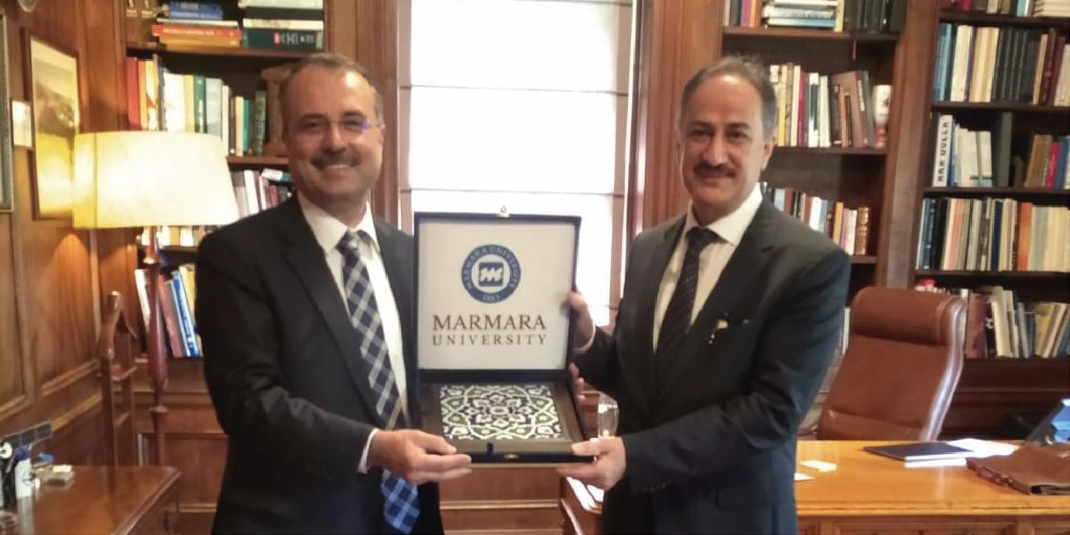 Visit from Marmara University Rector Prof. Dr. Mustafa Kurt to Boğaziçi University Rector Prof. Dr. Mehmet Naci İnci