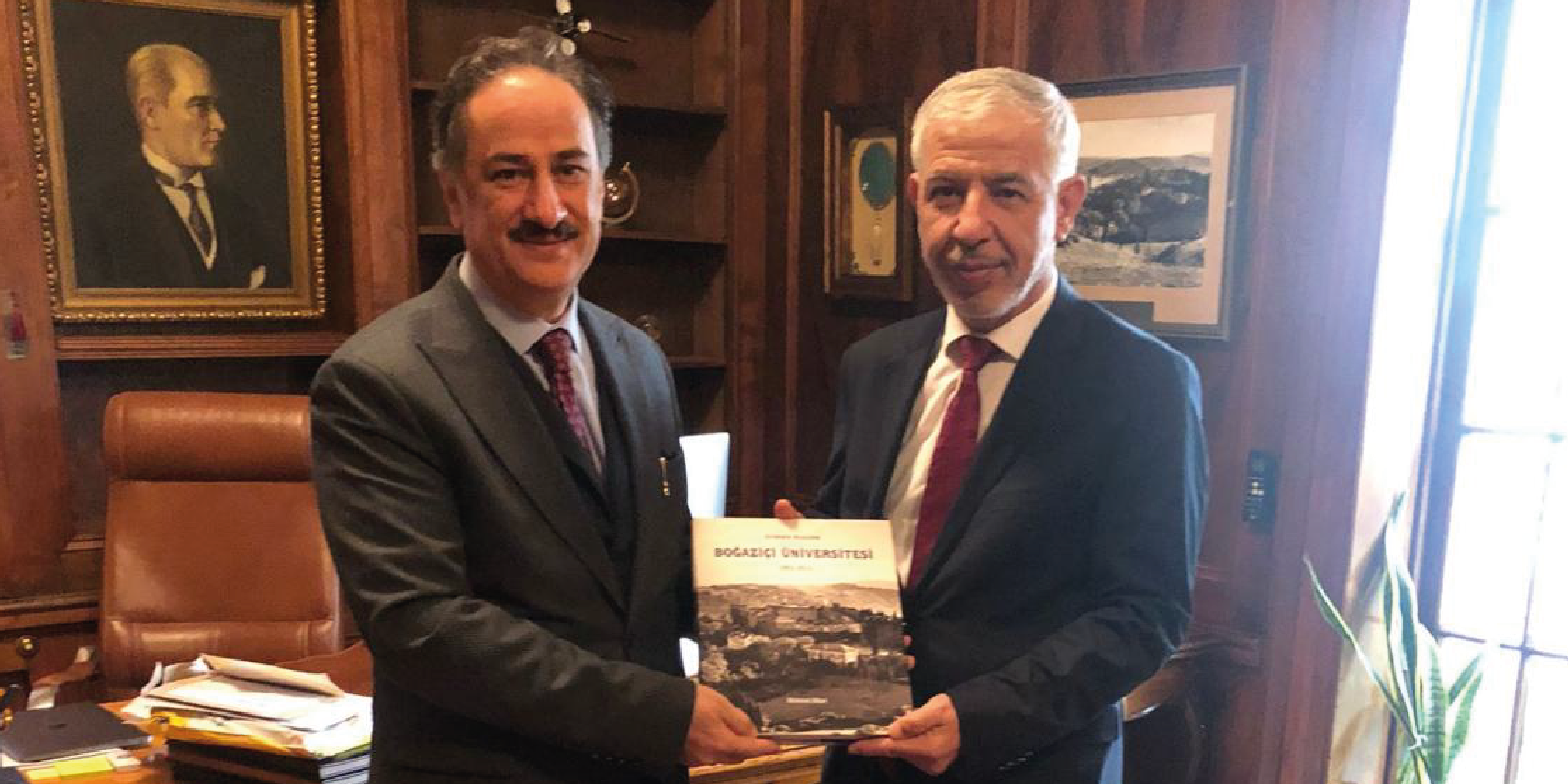 Visit from İzmir Bakırçay University Rector Prof. Dr. Mustafa Berktaş to Boğaziçi University Rector Prof. Dr. Mehmet Naci İnci