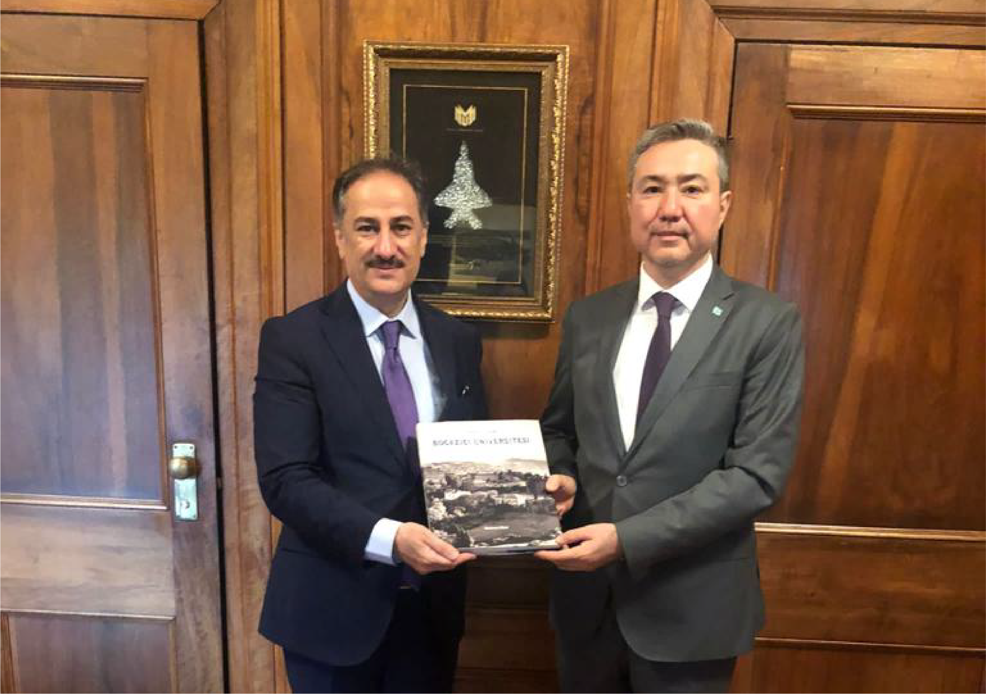 Visit from Ambassador of the Republic of Kazakhstan to Ankara, Sapiyev Erkebulan Onalbekuly, to Boğaziçi University Rector Prof. Dr. Mehmet Naci İnci