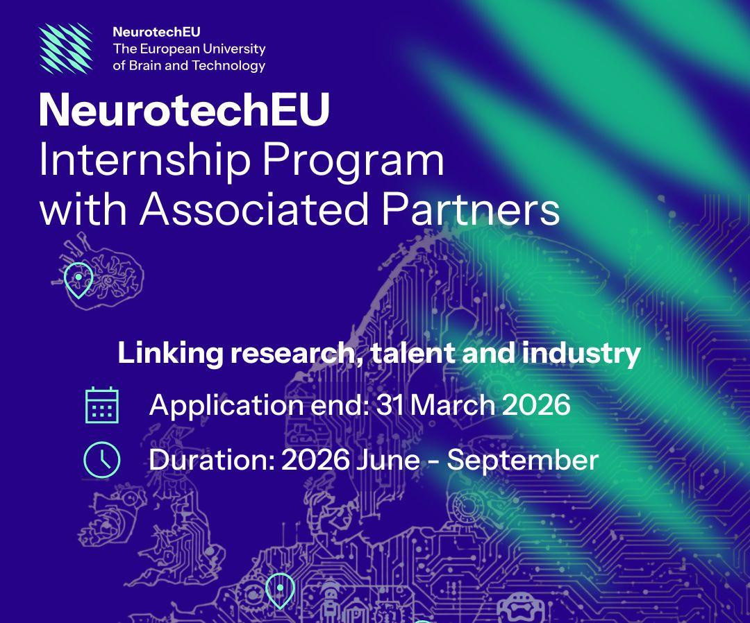 Call for Applications: Internship with NeurotechEU's Associated Partners!