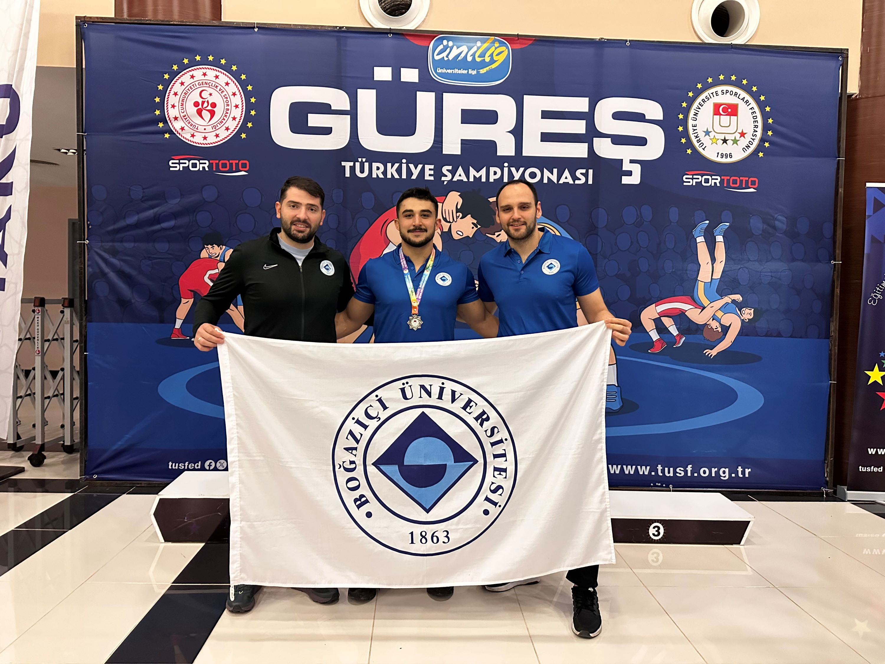 Boğaziçi University Achieves Second Place in National Wrestling Championship