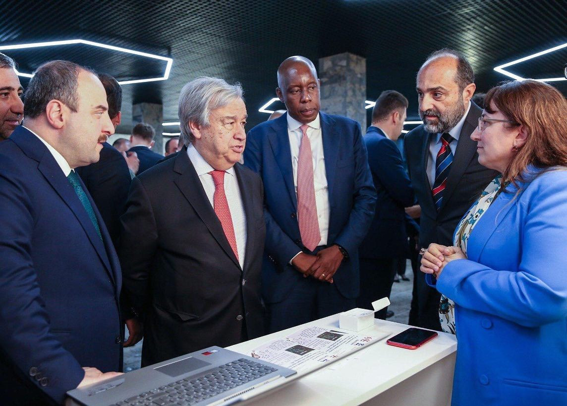 The UN Secretary-General met with researchers from the Boğaziçi.