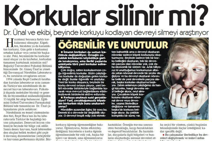 Our research is covered by Cumhuriyet Bilim Teknik