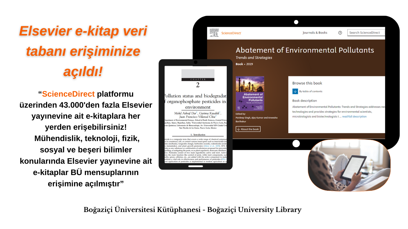 Elsevier e-Kitap Veri Tabanı Erişiminize Açıldı!